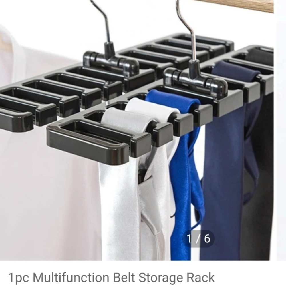 Belt Storage Rack or Tie storage rack